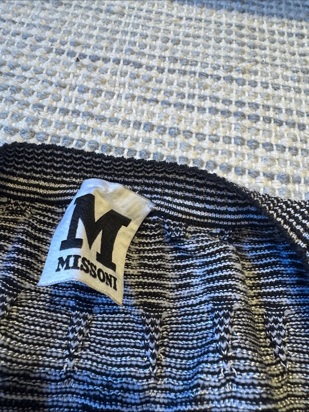 Missoni Black & Gray classic print Button Cardigan